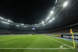 Kiovan olympiastadion Kiovan Dynamo – Everton -jalkapallo-ottelun aikaan maaliskuussa 2015.