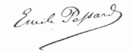 Signature de Émile Pessard