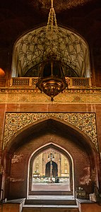 "Entrance_gate_and_Chandelier_of_Wazir_Khan_Mosque" by User:Muh.Ashar