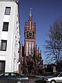 Vue actuelle de l'église à Kaliningrad