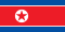 Bandera de Corea del Norte