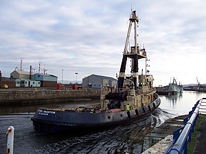 Flying Phantom at James Watt Dock, December 2006