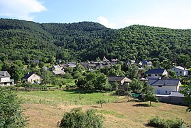 Vue générale depuis le promontoire de la collégiale