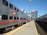 A Caltrain Train, All of them being Nippon Sharyo.