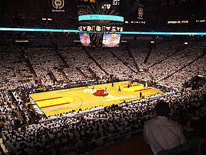 English: Game 3 of the 2006 NBA Finals at the ...