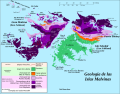 Miniatura para Geología de las islas Malvinas