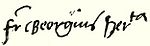 Signature de Giorgio Martinuzzi