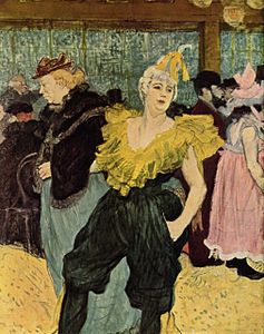 De clownesse Cha-U-Ka-O in de Moulin Rouge (Sammlung Oskar Reinhart, 1895)