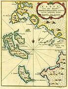 Карта Іонічних островів, 1797 рік