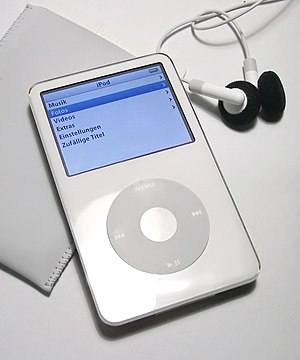 iPod 5th Generation white.