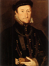 Lord James Stewart, later the 1st Earl of Moray, one of the nobles whose change of sides in 1559 helped precipitate the Reformation crisis James Stewart Earl of Moray.jpg