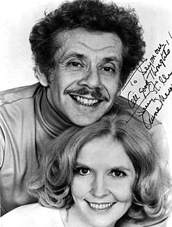 Jerry Stiller és felesége, Anne Meara 1965 körül