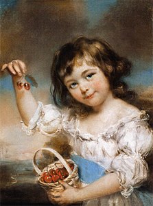 Petite fille aux cerises, 1780 Musée du Louvre