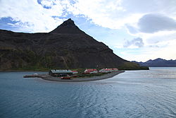 King Edward Point mit dem dahinter aufragenden Mount Duse