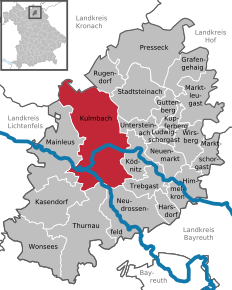 Poziția localității Kulmbach