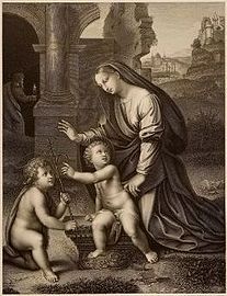La Vierge aux ruines (after Raphael)