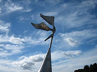 Winged Figure - Lawrence Hargrave Memorial (detail, 1988)