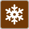 MUTCD sign with a snowflake!