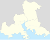 Mapa dos distritos de Changwon