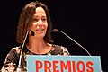 Meritxell Puig, presentant la gala dels premis.