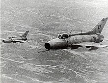 A pair of MiG-21s during the 1971 war Mig21 pair during 1971 war.jpg