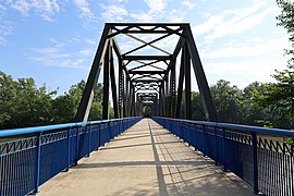 Nickel Plate Trail Wabash River Bridge in Peru