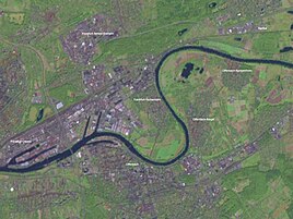 Satellitfoto af Offenbach.