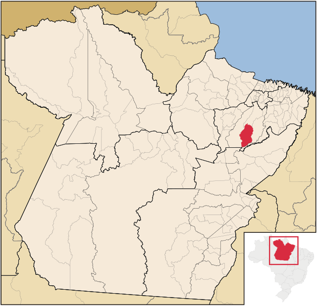 Localização de Tailândia no Pará