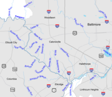 Patapsco Valley Watershed Map Patapsco Valley Watershed Map.png