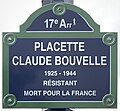 Placette Claude-Bouvelle in Paris.