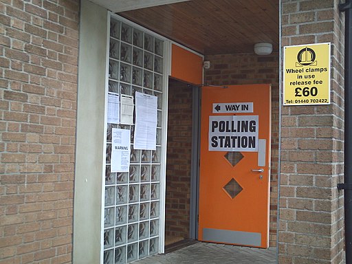 Polling Station in Haverhill 2007