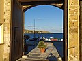 Porticciolo di Bonagia visto dall'interno della tonnara