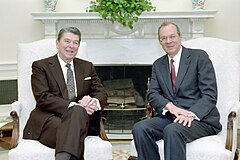 President Reagan and Kennedy meeting in the Oval Office on November 11, 1987 President Ronald Reagan and Anthony Kennedy.jpg