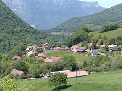 Skyline of Quaix-en-Chartreuse