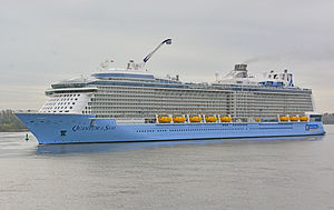 Quantum of the Seas i norra Tyskland