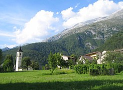 Korito (Coritis, Korütö), zadnja vas pred zatrepom doline