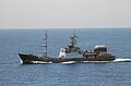 Un barco espía de la Armada de Rusia