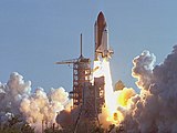 Maiden launch of Space Shuttle Discovery