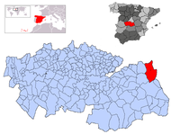 Santa Cruz de la Zarza: situs