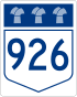 Highway 926 shield