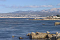 Вид на залив около города Монтерей, Калифорния