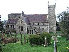 The church viewed from the north