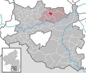 Poziția ortsgemeinde Steinalben pe harta districtului Südwestpfalz