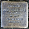 Stolperstein für Mina Rosenbaum (Alexianerstraße 23)