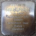 Stolperstein für Max Kaufmann