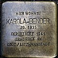 Stolperstein für Karola Bender (Lungengasse 43)