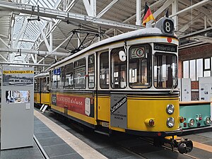 T2 Nr. 804 im Straßenbahnmuseum Stuttgart