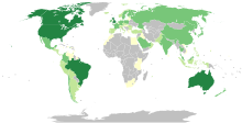 Distribution of Subway restaurants around the world
.mw-parser-output .legend{page-break-inside:avoid;break-inside:avoid-column}.mw-parser-output .legend-color{display:inline-block;min-width:1.25em;height:1.25em;line-height:1.25;margin:1px 0;text-align:center;border:1px solid black;background-color:transparent;color:black}.mw-parser-output .legend-text{}
1000 or more
100 to 999
10 to 99
1 to 9
0 Subway Restaurant Locations.svg