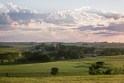 Sunset over Madden (July 2018)