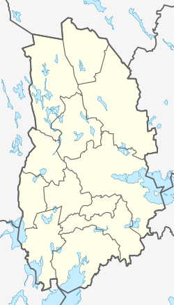 Location map of Örebro County in Sweden